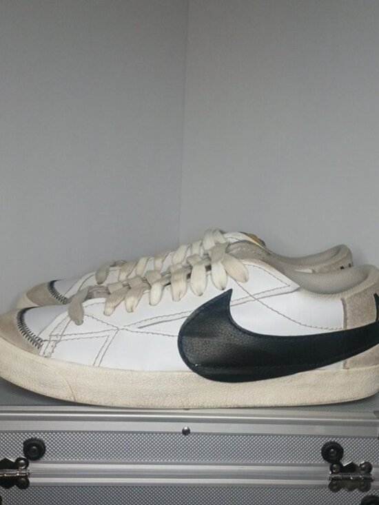 Nike Blazer \'77 Jumbo Low White Black Size 13 Pre-owned Good Vintage main image 12